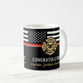 Flag für Feuerwehrruhestandsabteilung Kaffeetasse (VorderseiteRechts)