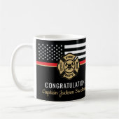 Flag für Feuerwehrruhestandsabteilung Kaffeetasse (Links)