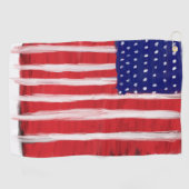 Flag für Folk Art Golfhandtuch (Horizontal)