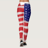Flag für Folk Art Leggings (Rückseite)