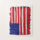 Flag für Folk Art Puzzle (Vertikal)