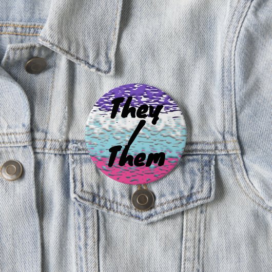 Flag für Funky Trippy Ripply Groovy Multisexual Pr Button (Beispiel)
