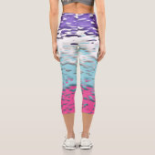 Flag für Funky Trippy Ripply Groovy Multisexual Pr Capri Leggings (Rückseite)