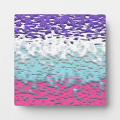 Flag für Funky Trippy Ripply Groovy Multisexual Pr Fotoplatte (Vorderseite)
