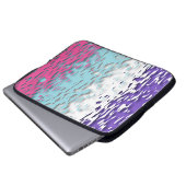 Flag für Funky Trippy Ripply Groovy Multisexual Pr Laptopschutzhülle (Vorne Knopf)