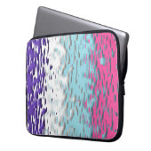 Flag für Funky Trippy Ripply Groovy Multisexual Pr Laptopschutzhülle (Vorderseite Links)