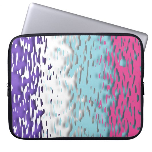 Flag für Funky Trippy Ripply Groovy Multisexual Pr Laptopschutzhülle (Vorderseite)
