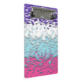 Flag für Funky Trippy Ripply Groovy Multisexual Pr Mini Klemmbrett (Schrägansicht)