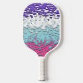 Flag für Funky Trippy Ripply Groovy Multisexual Pr Pickleball Schläger (Vorderseite)