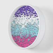 Flag für Funky Trippy Ripply Groovy Multisexual Pr Uhr (Winkel)