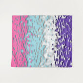 Flag für Funky Trippy Ripply Groovy Multisexual Pr Wandteppich (Vorderseite (Horizontal))