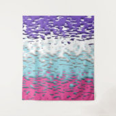 Flag für Funky Trippy Ripply Groovy Multisexual Pr Wandteppich (Vorderseite)
