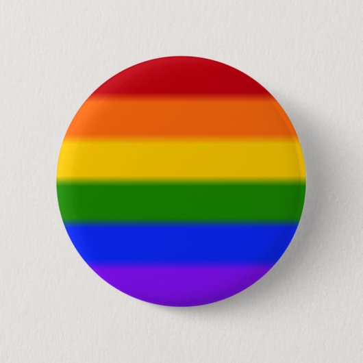 Flag für Gay Pride Button (Vorderseite)