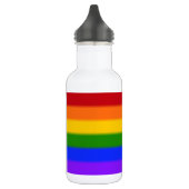 Flag für Gay Pride Edelstahlflasche (Links)