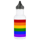 Flag für Gay Pride Edelstahlflasche (Rechts)