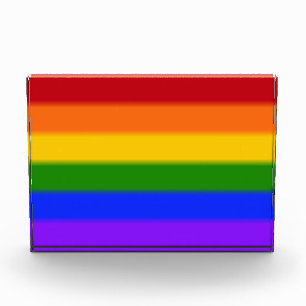 Flag für Gay Pride Fotoblock
