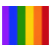 Flag für Gay Pride Fotodruck (Vorne)