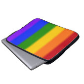 Flag für Gay Pride Laptopschutzhülle (Vorne Knopf)