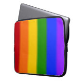 Flag für Gay Pride Laptopschutzhülle (Vorderseite Links)