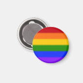Flag für Gay Pride Magnet (Vorderseite/Rückseite)