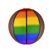 Flag für Gay Pride Mini Basketball (Vertikal)