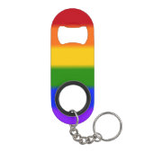 Flag für Gay Pride Mini Flaschenöffner (Rückseite)