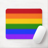 Flag für Gay Pride Mousepad (Mit Mouse)