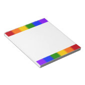 Flag für Gay Pride Notizblock (angewinkelt)