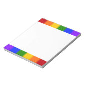 Flag für Gay Pride Notizblock (Rotiert)