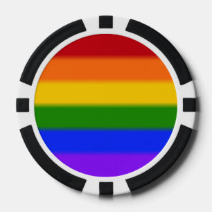 Flag für Gay Pride Pokerchips