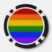 Flag für Gay Pride Pokerchips (Rückseite)