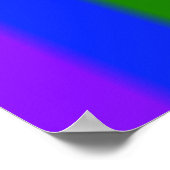 Flag für Gay Pride Poster (Ecke)