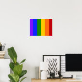 Flag für Gay Pride Poster (Heimbüro)