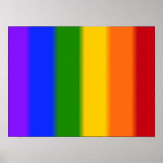Flag für Gay Pride Poster (Vorne)