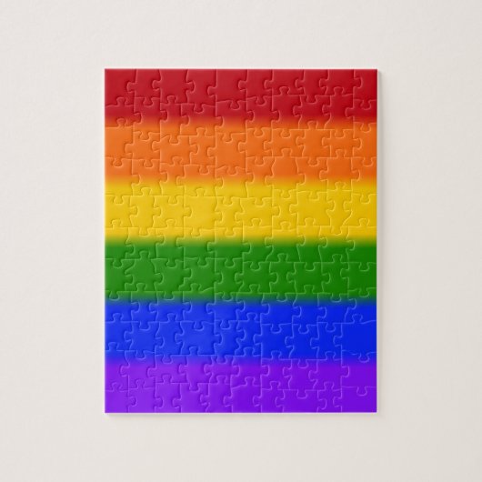 Flag für Gay Pride Puzzle (Vertikal)
