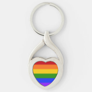 Flag für Gay Pride Schlüsselanhänger