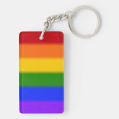 Flag für Gay Pride Schlüsselanhänger (Rückseite)