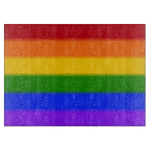 Flag für Gay Pride Schneidebrett