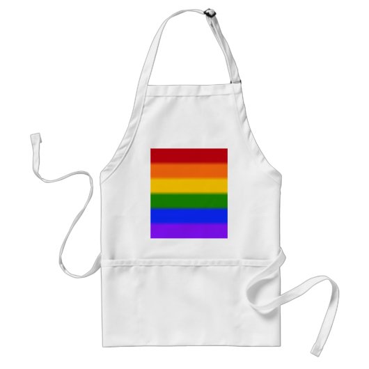 Flag für Gay Pride Schürze (Vorne)