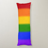 Flag für Gay Pride Seitenschläferkissen (Rückseite (Vertikal))