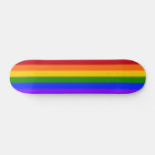 Flag für Gay Pride Skateboard (Horizontal)