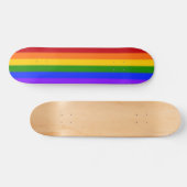 Flag für Gay Pride Skateboard (Horizontal)