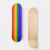 Flag für Gay Pride Skateboard (Vorderseite)
