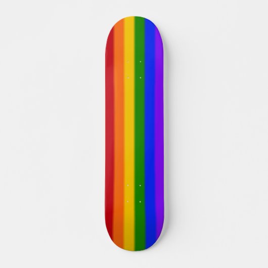 Flag für Gay Pride Skateboard (Vorne)