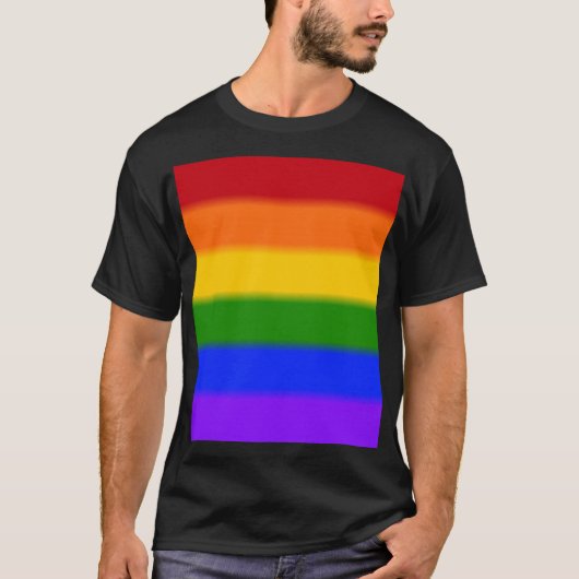 Flag für Gay Pride T-Shirt (Vorderseite)