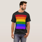 Flag für Gay Pride T-Shirt (Vorne ganz)