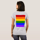 Flag für Gay Pride T-Shirt (Schwarz voll)