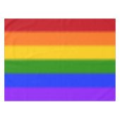 Flag für Gay Pride Tischdecke (Vorderseite (Horizontal))