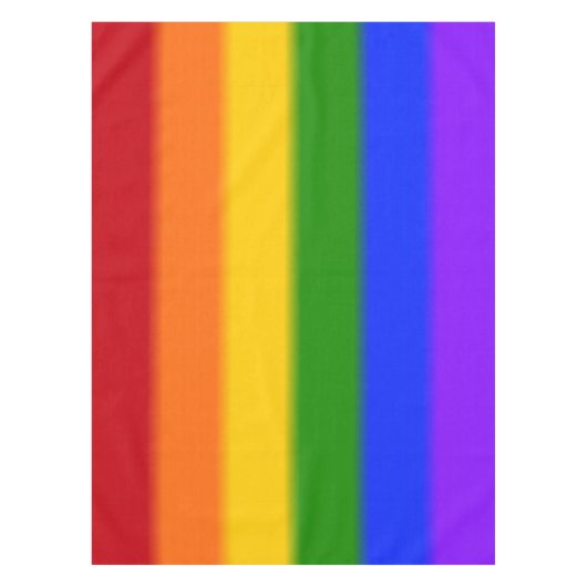 Flag für Gay Pride Tischdecke (Vorderseite)