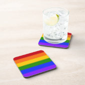 Flag für Gay Pride Untersetzer (Rechte Seite)